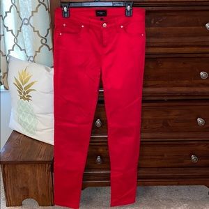 Celebrity pink skinny pants